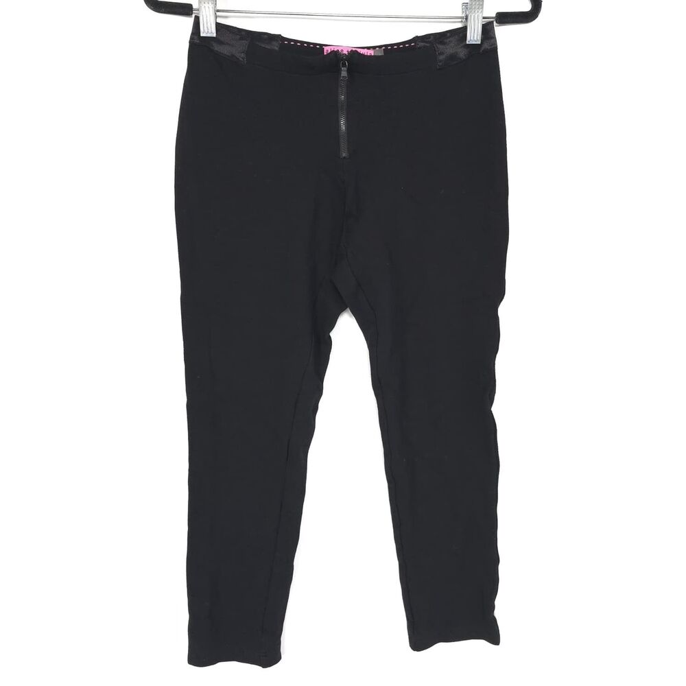 ALICE + OLIVIA Women's Leggings Pants 8 Towork Black Stretch Skinny W000-127-351